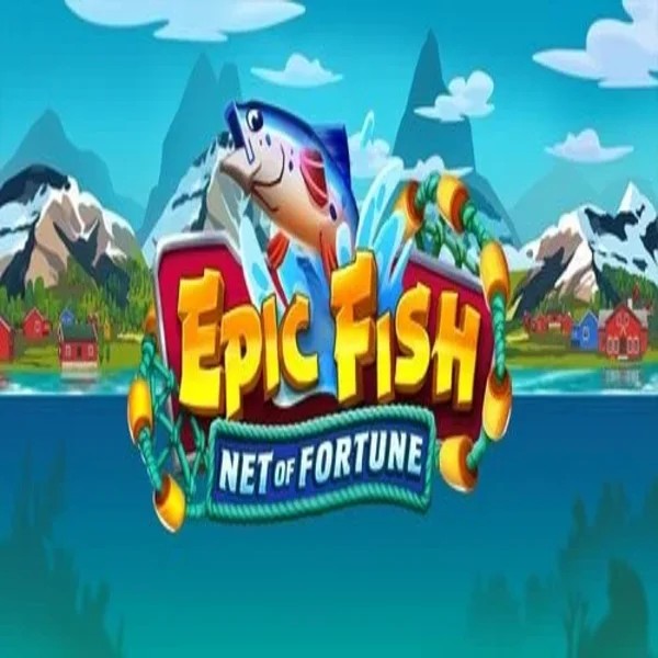 Slots logo of Epic Fish Net of Fortune from Quickspin at Kinbet Casino